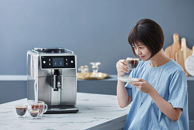 葉怡蘭的咖啡幸福時光，盡在PHILIPS Saeco彈指間的觸動！
