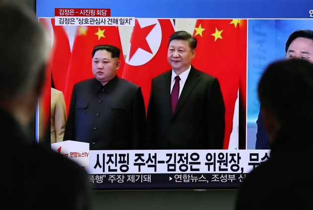 真巧！ 中美貿易談判正熱　金正恩也在北京