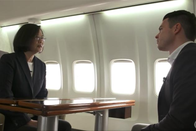 蔡英文接受《CNN》專訪　宣布2020競選連任
