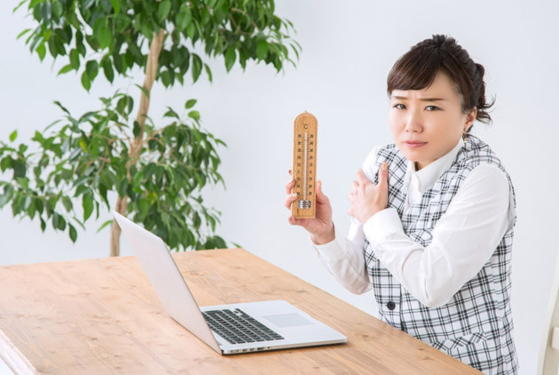 女性員工表現輸男性　辦公室溫度害的？
