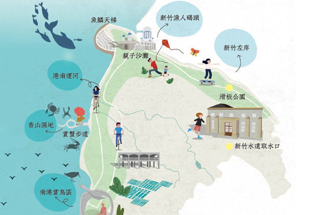新竹市-南寮漁港-取水口-風城
