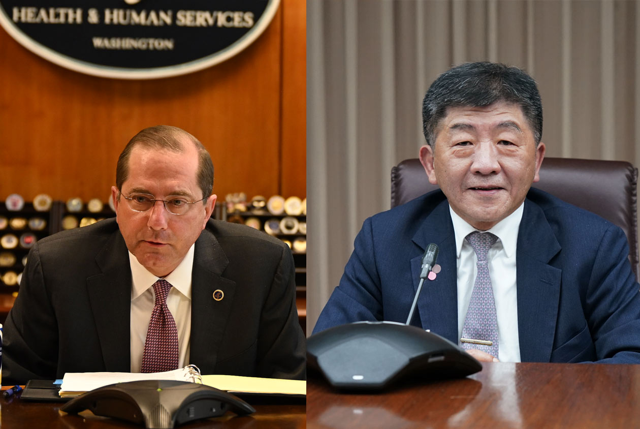 陳時中與美衛生部長熱線30分鐘　彭博社：強烈展現支持台灣