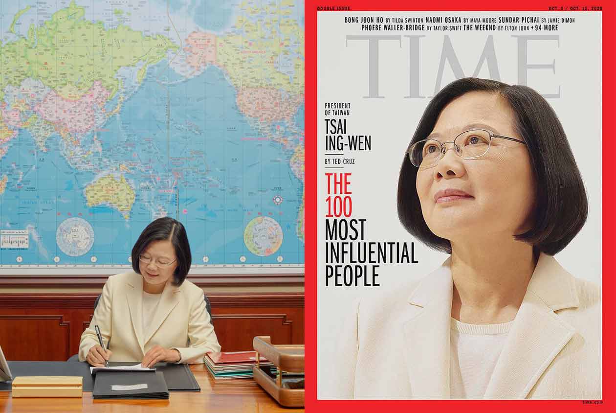 獲選《時代》百大人物：蔡英文是驅散中國迫近陰影的信號燈