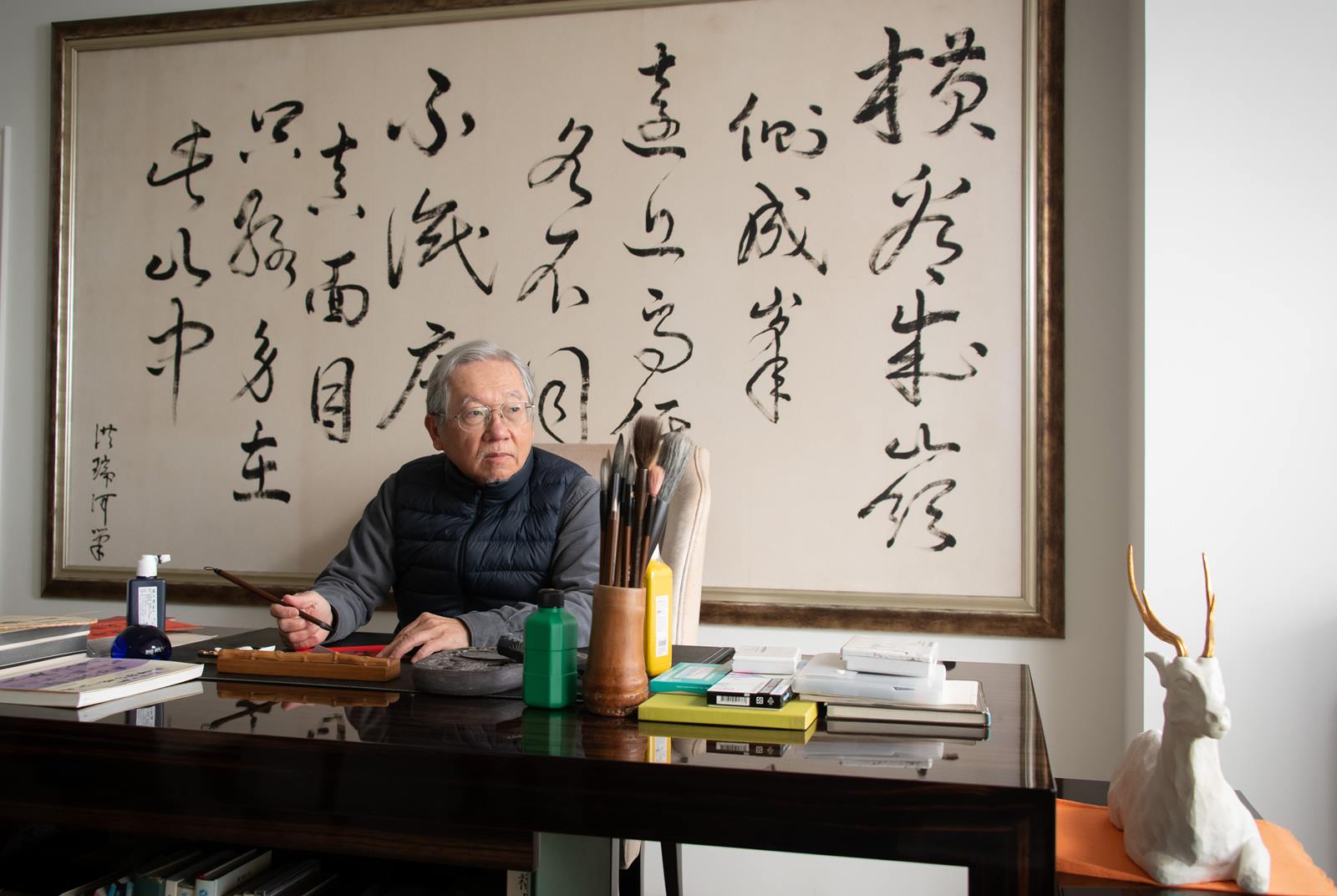 洪瑞河-書法-棒球-兄弟象-獨處-身心靈