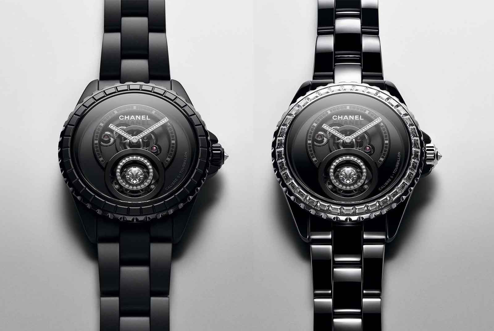 CHANEL J12鑽石陀飛輪腕錶，以絕美自製機芯登入頂級製錶殿堂