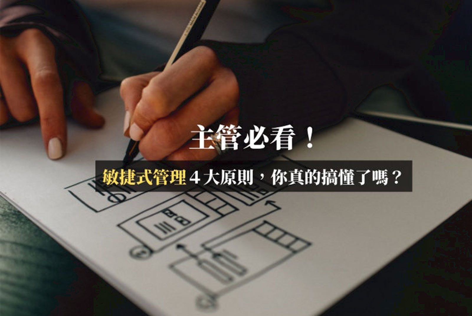 主管必看！敏捷式管理4大原則，你真的搞懂了嗎？