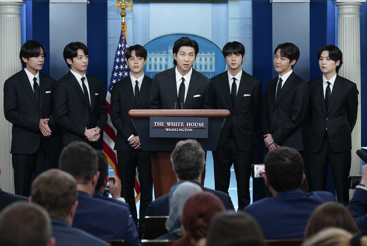 BTS防彈少年團空降白宮：終止仇恨，不一樣並沒有錯