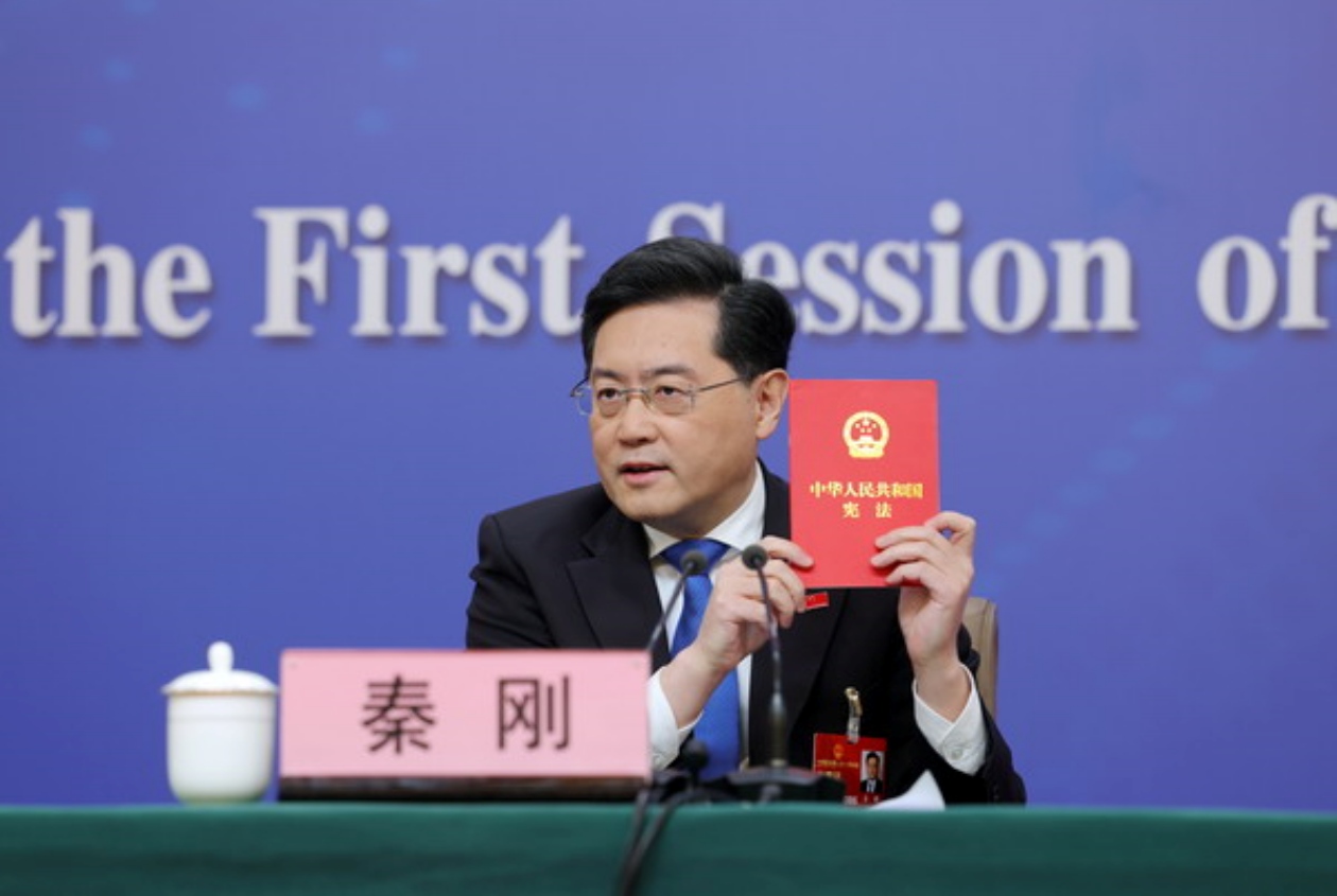 中國外交部長秦剛：沒被稱作戰狼，我若有所失