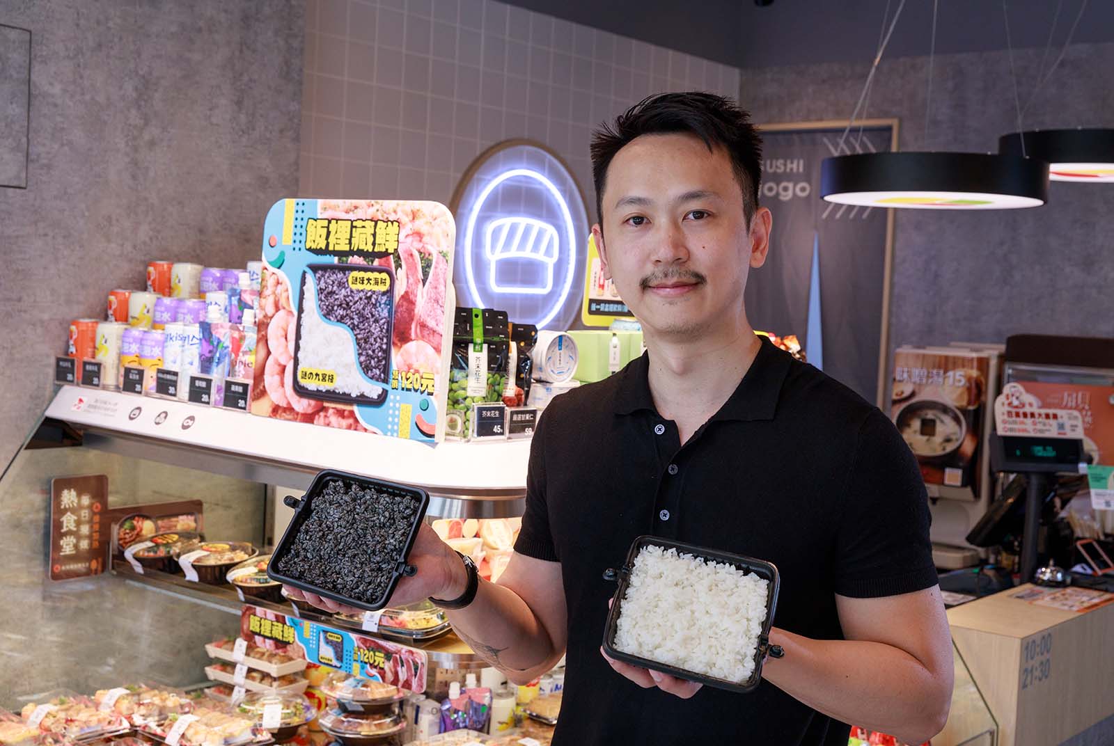 純白飯、全黑飯便當要價破百元　「爭鮮搞什麼？」