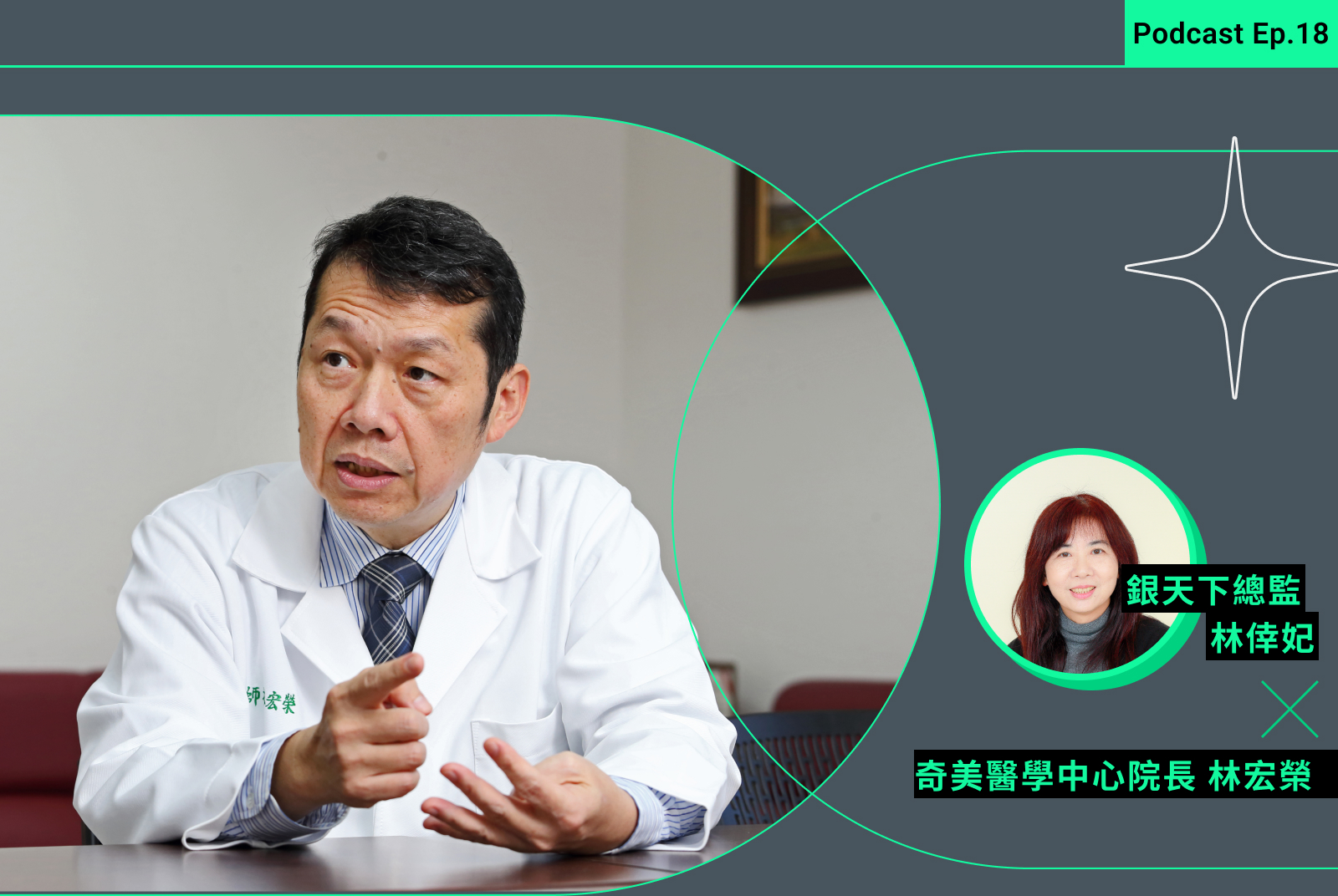 【銀天下Podcast Ep.18】只靠打針、吃藥無法治病！你必須知道的生活型態醫學是什麼？