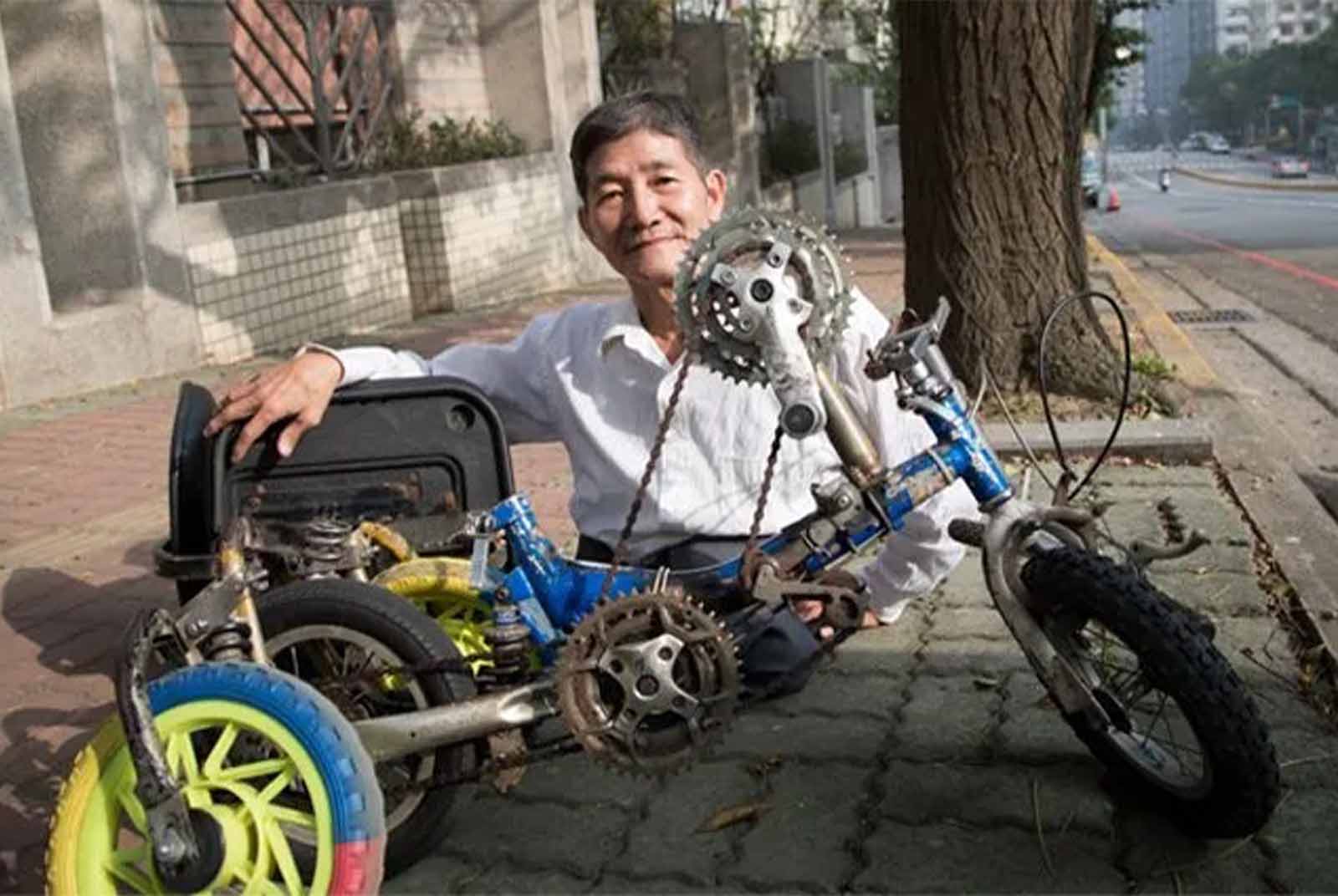 擺脫上天給的禁錮　用手走路的發明家劉大潭：心有多大，世界就有多廣