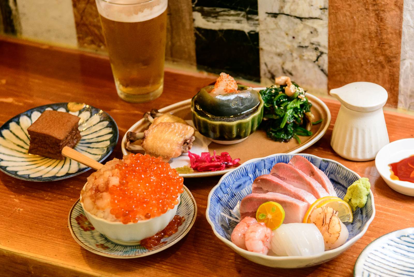 美滿小料理-台中-日式料理-生啤-生魚片-油豆腐-牛肉黑咖哩飯-一人用餐-老房子餐廳