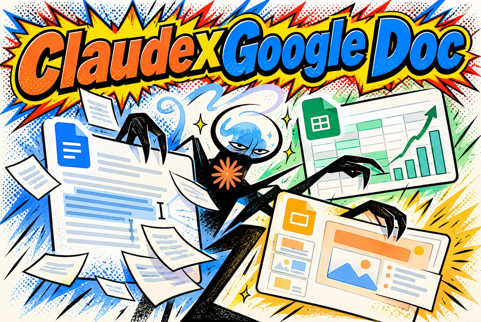 Claude-AI-Google-Doc-Spreadsheet-試算表-excel-Slides-投影片-簡報