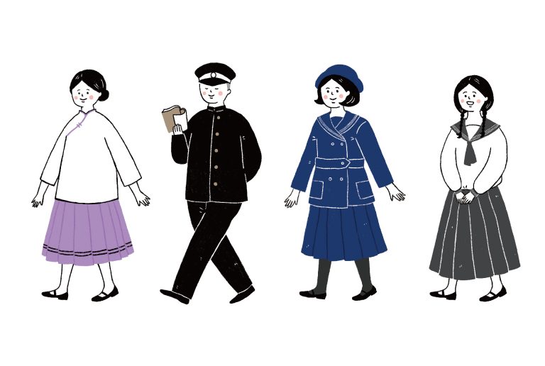 costume student 1940's〜　Japanese School 1940's Taiwan｜Culture Colonial-Era Japanese in Uniforms トップス