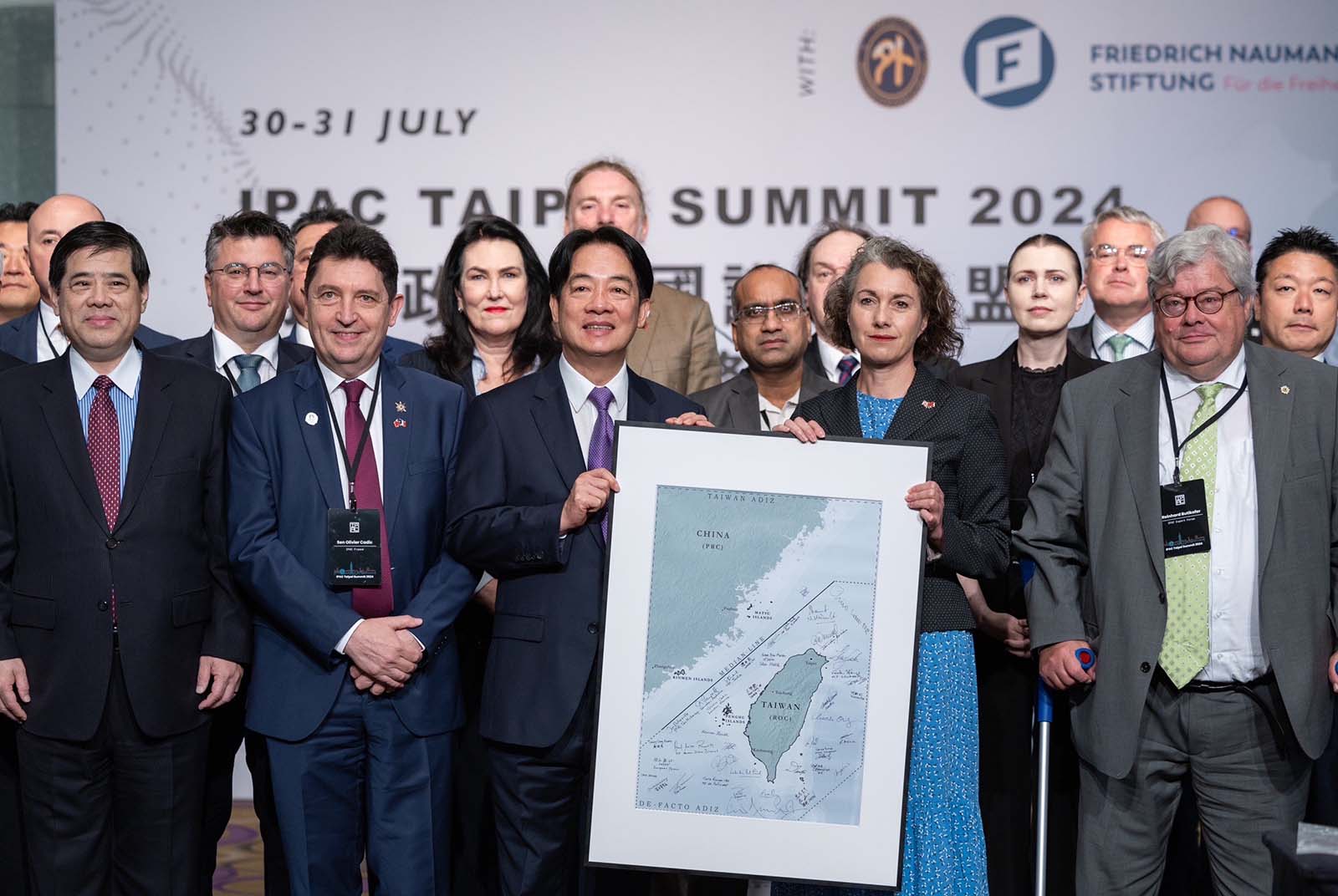 對中政策跨國議會聯盟-IPAC-年度峰會-總統府