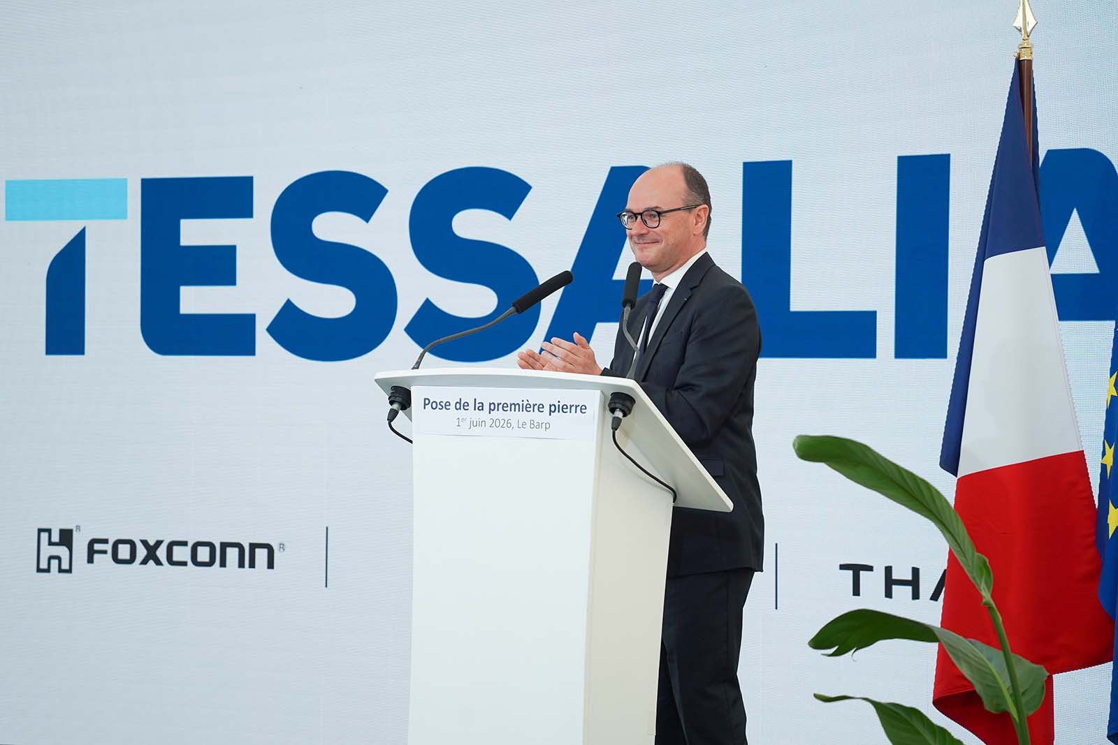 法國工業事務權理部長-馬旦-法國先進封裝廠-Tessalia