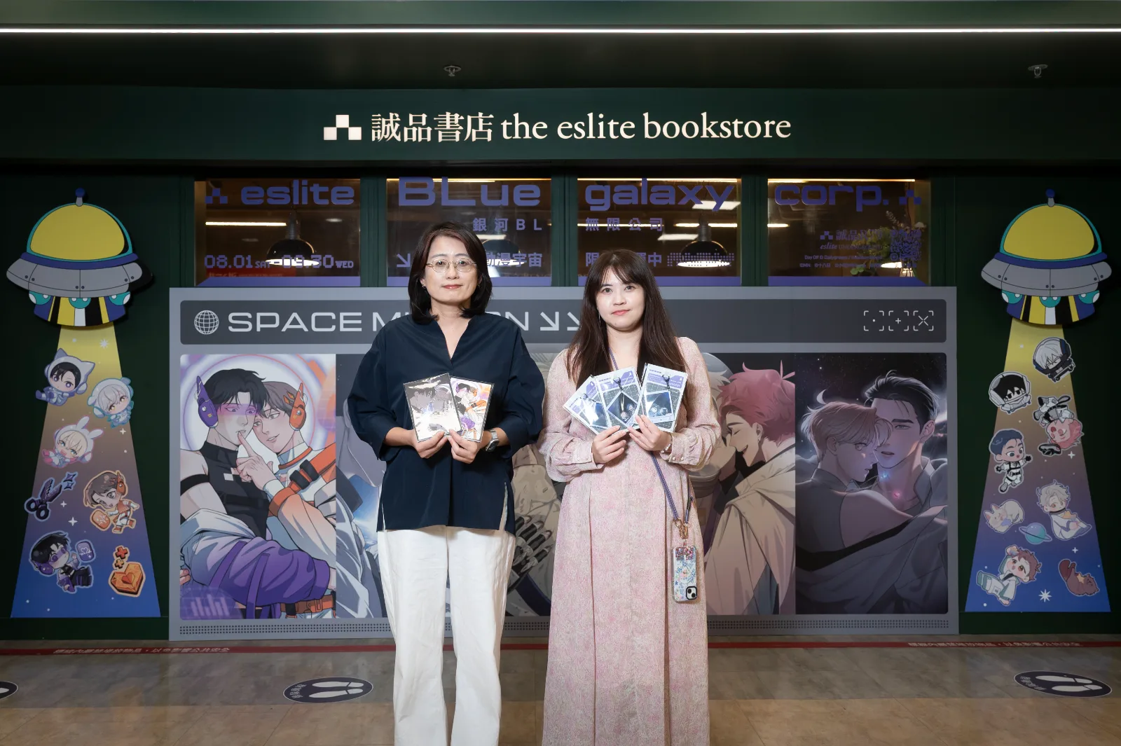 誠品書店副總經理武慧芳及誠品書店主題行銷副理劉元娜