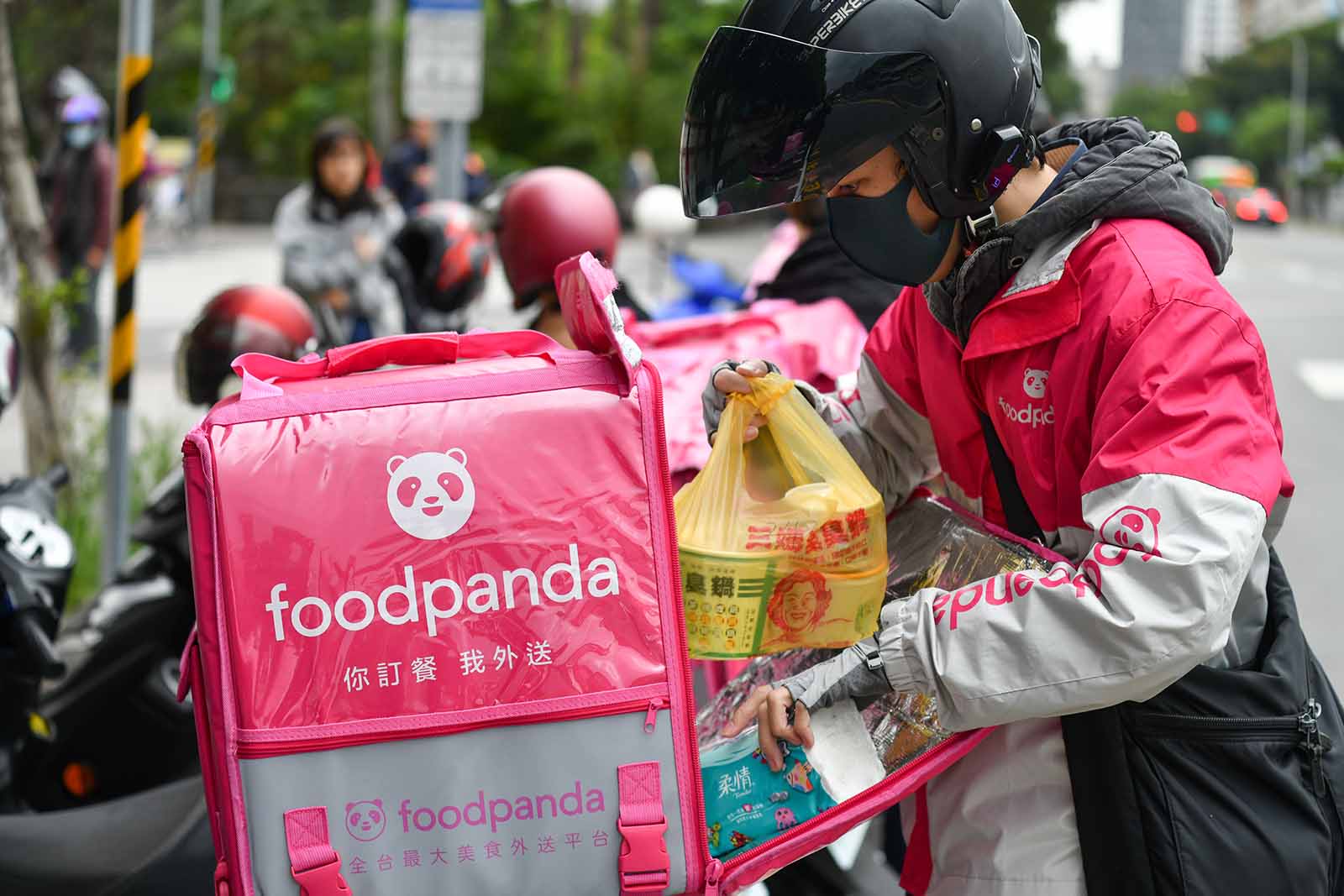 外送-foodpanda-外送員-外送餐點