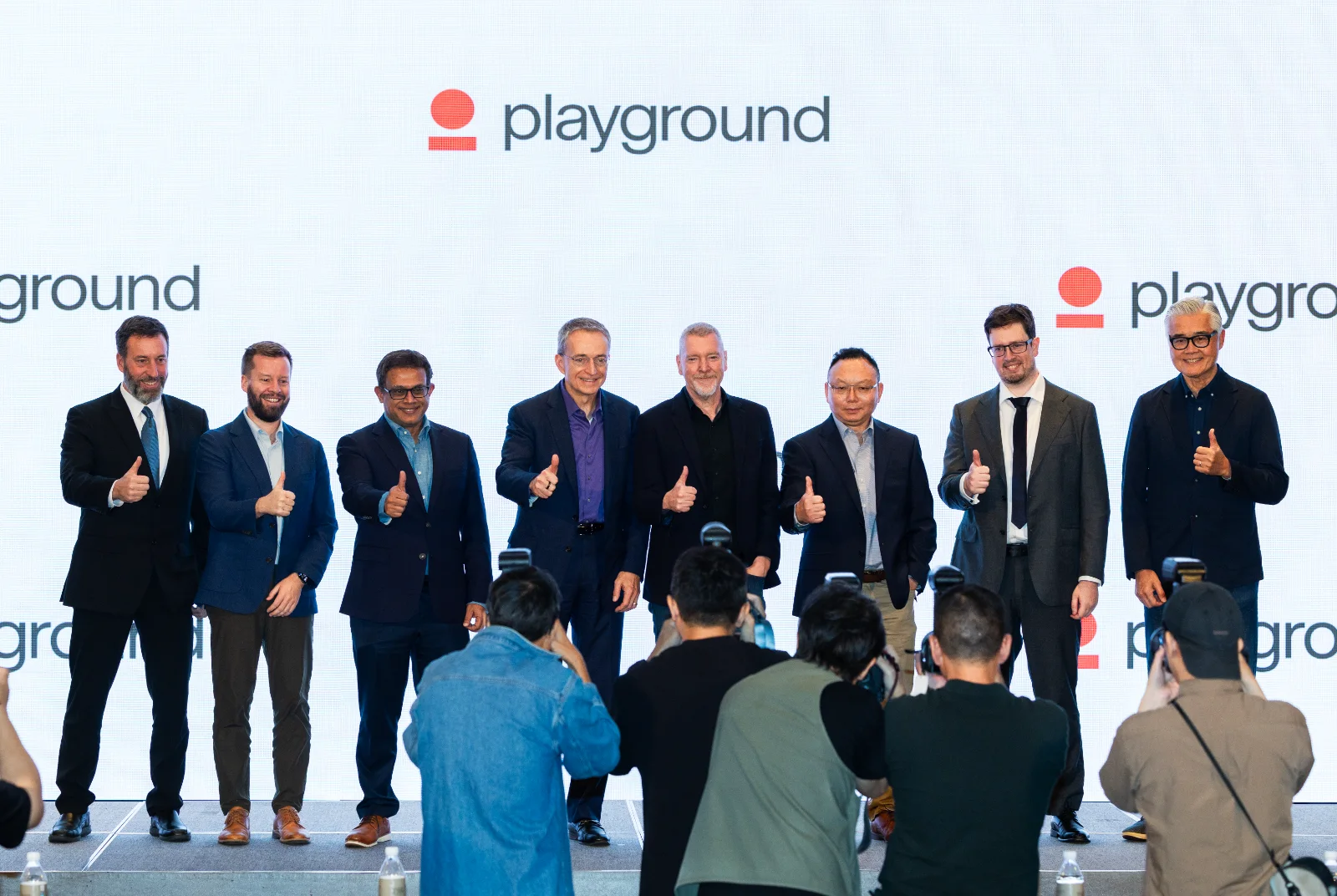 矽谷創投Playground Global在台北召開「共創次世代運算新紀元」記者會，2026年10月27日
