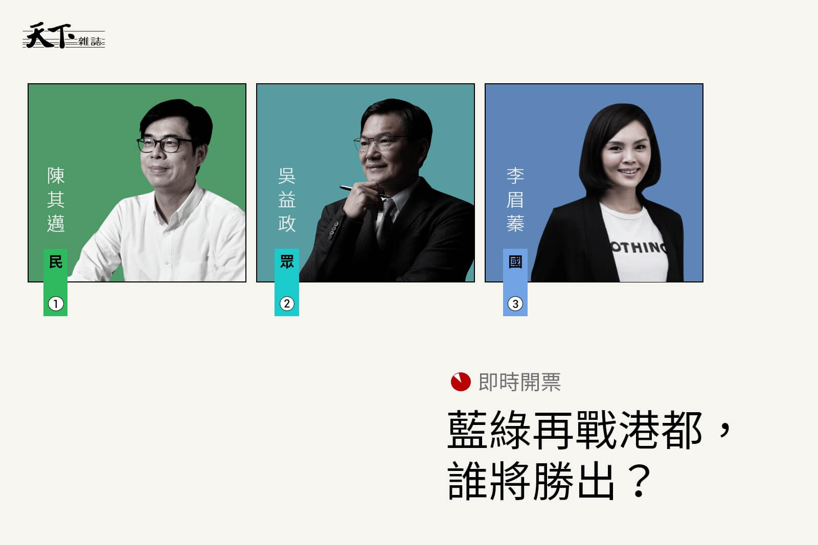 即時開票｜高雄補選，勝負已定？三大圖表告訴你，事情不是你想的那樣